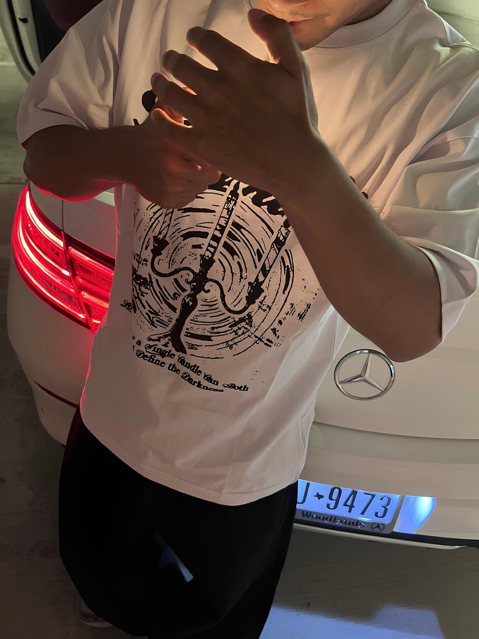 BONE WHITE TEE
