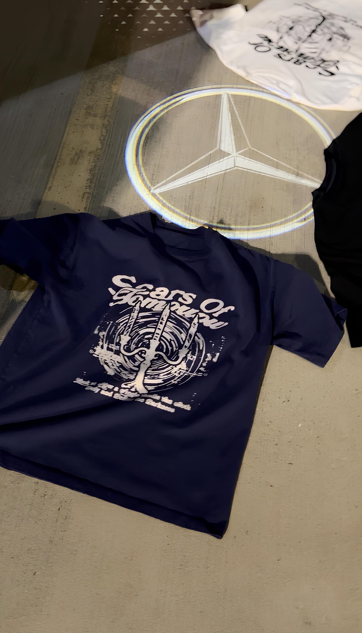 NAVY BLUE TEE